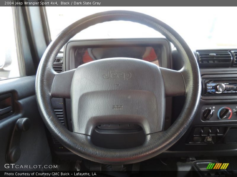 Black / Dark Slate Gray 2004 Jeep Wrangler Sport 4x4