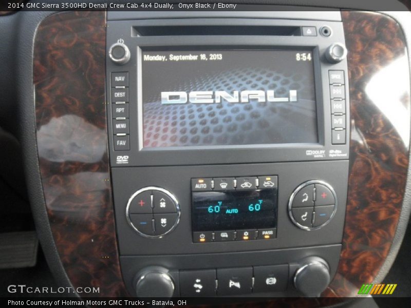 Onyx Black / Ebony 2014 GMC Sierra 3500HD Denali Crew Cab 4x4 Dually