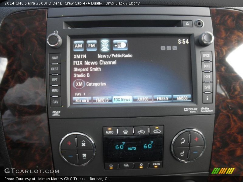 Onyx Black / Ebony 2014 GMC Sierra 3500HD Denali Crew Cab 4x4 Dually