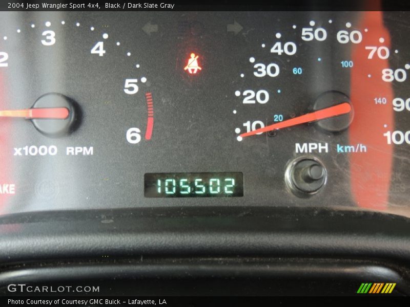 Black / Dark Slate Gray 2004 Jeep Wrangler Sport 4x4