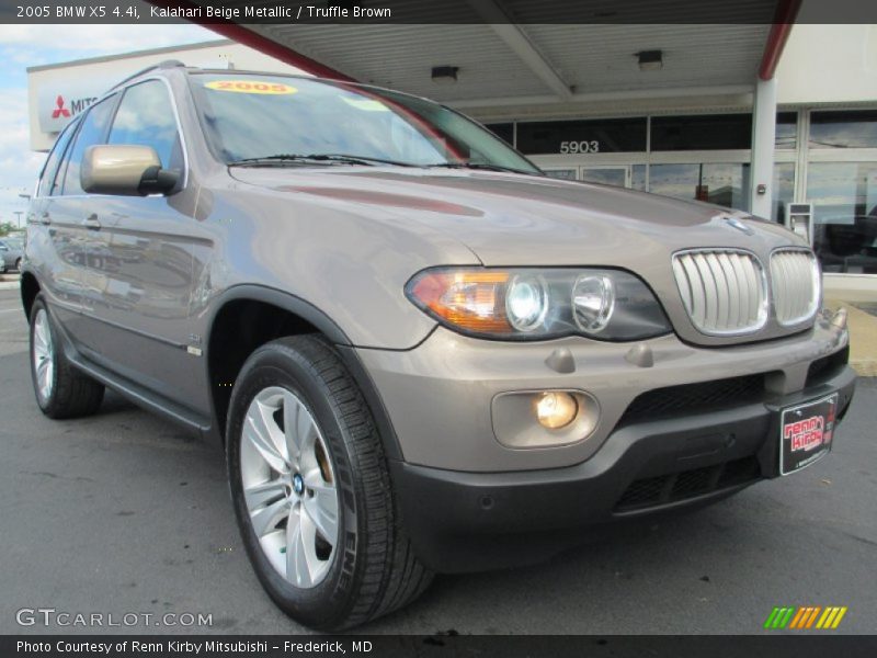 Kalahari Beige Metallic / Truffle Brown 2005 BMW X5 4.4i
