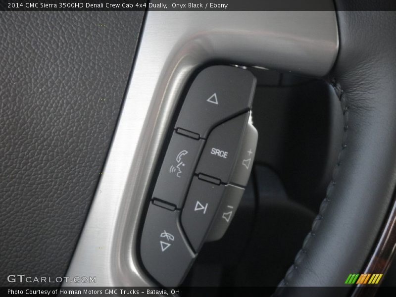 Onyx Black / Ebony 2014 GMC Sierra 3500HD Denali Crew Cab 4x4 Dually