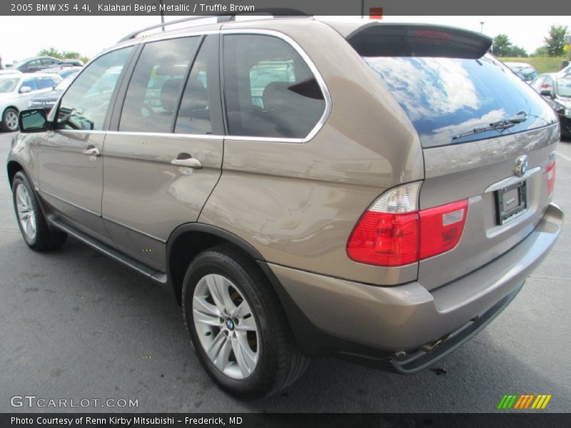 Kalahari Beige Metallic / Truffle Brown 2005 BMW X5 4.4i