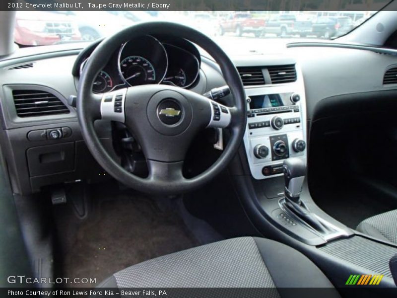 Taupe Gray Metallic / Ebony 2012 Chevrolet Malibu LT