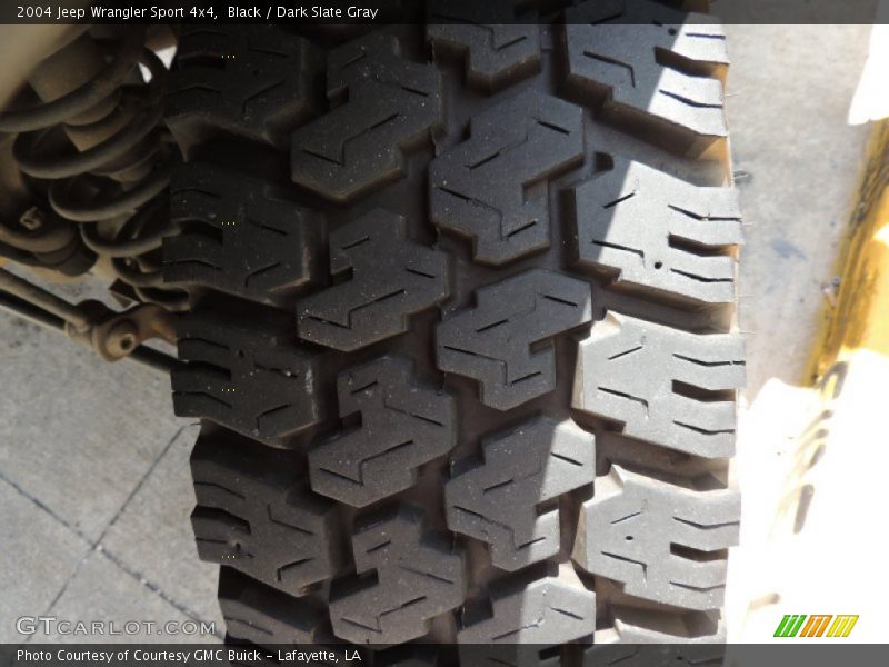 Black / Dark Slate Gray 2004 Jeep Wrangler Sport 4x4