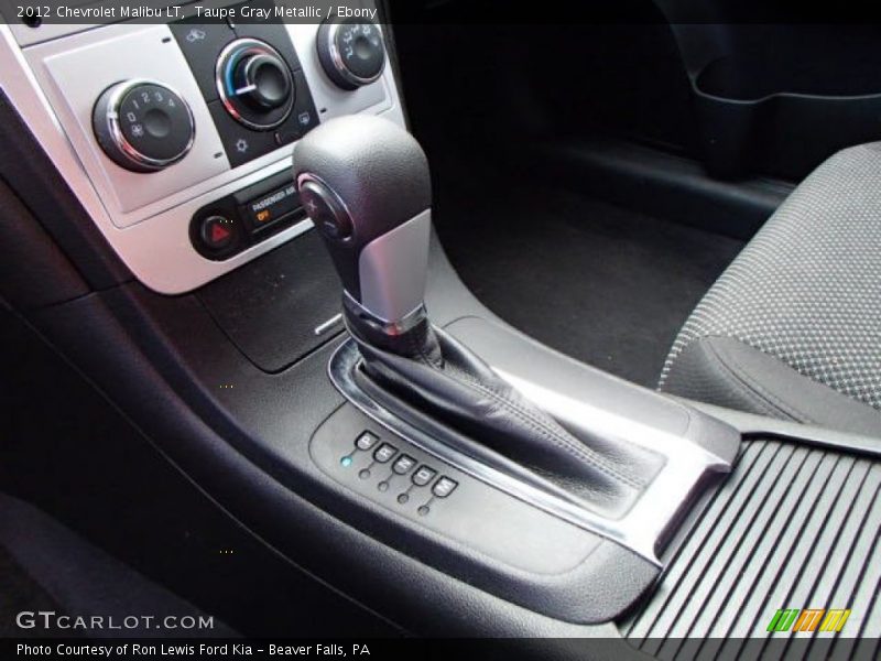 Taupe Gray Metallic / Ebony 2012 Chevrolet Malibu LT