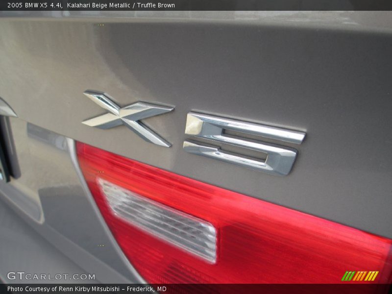 Kalahari Beige Metallic / Truffle Brown 2005 BMW X5 4.4i