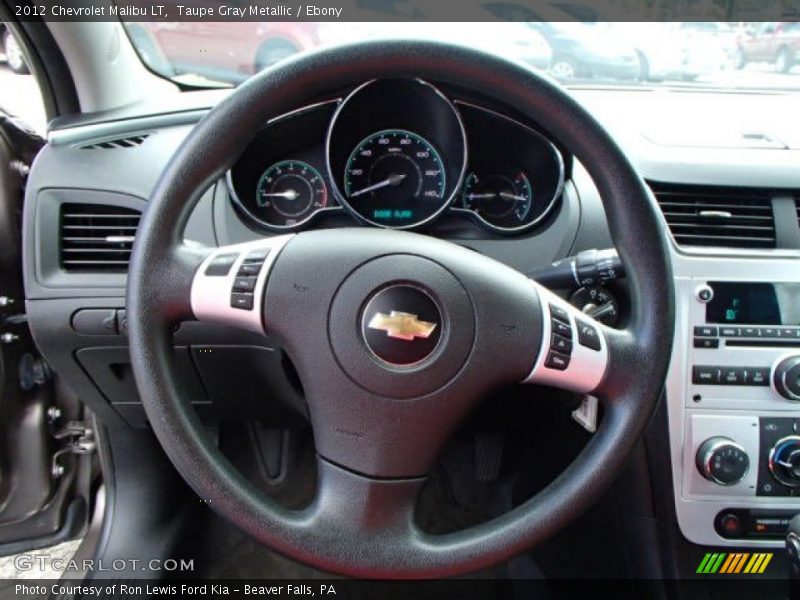 Taupe Gray Metallic / Ebony 2012 Chevrolet Malibu LT