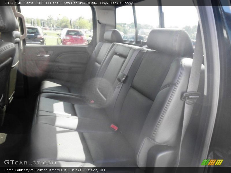 Onyx Black / Ebony 2014 GMC Sierra 3500HD Denali Crew Cab 4x4 Dually