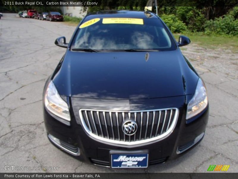 Carbon Black Metallic / Ebony 2011 Buick Regal CXL