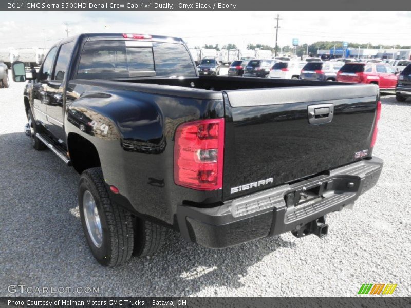 Onyx Black / Ebony 2014 GMC Sierra 3500HD Denali Crew Cab 4x4 Dually