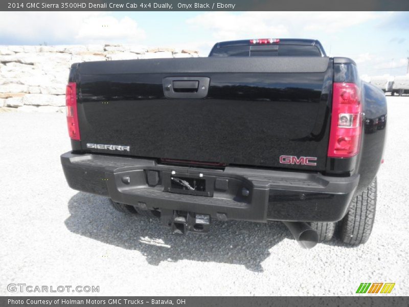 Onyx Black / Ebony 2014 GMC Sierra 3500HD Denali Crew Cab 4x4 Dually
