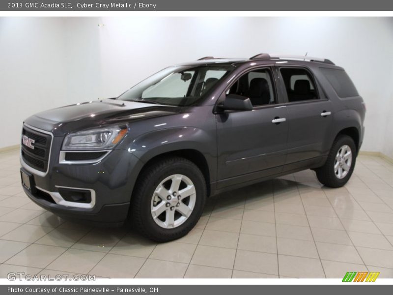 Cyber Gray Metallic / Ebony 2013 GMC Acadia SLE