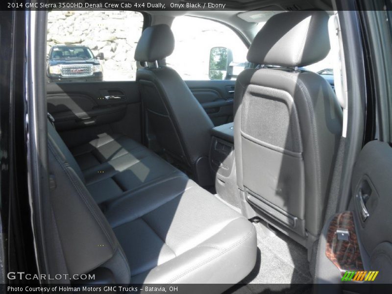 Onyx Black / Ebony 2014 GMC Sierra 3500HD Denali Crew Cab 4x4 Dually