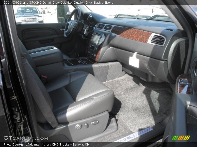 Onyx Black / Ebony 2014 GMC Sierra 3500HD Denali Crew Cab 4x4 Dually