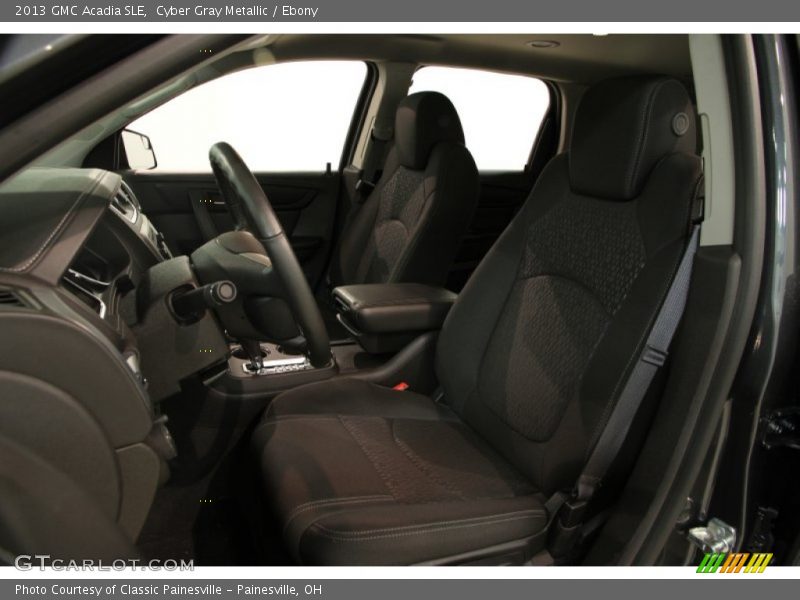 Cyber Gray Metallic / Ebony 2013 GMC Acadia SLE