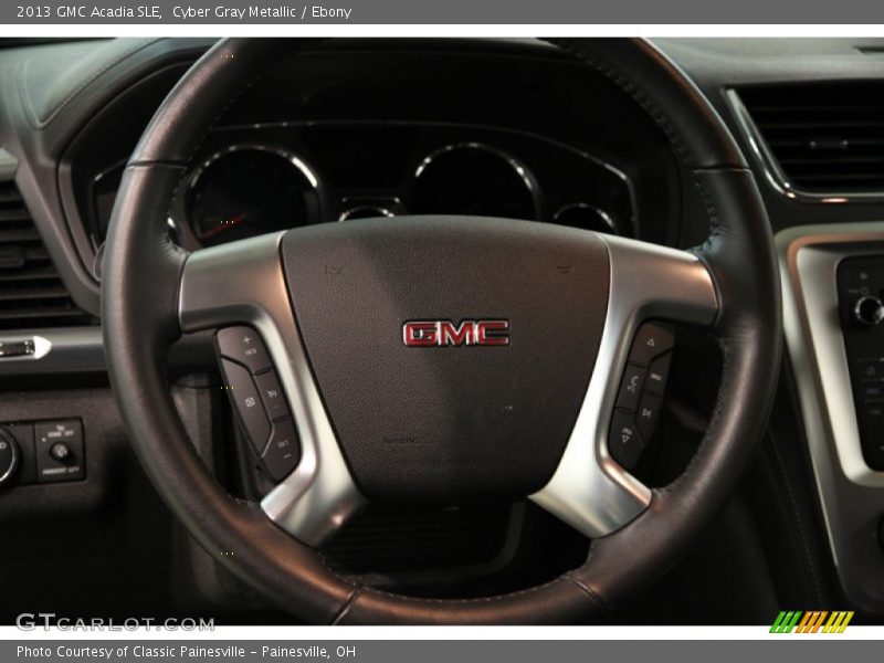 Cyber Gray Metallic / Ebony 2013 GMC Acadia SLE