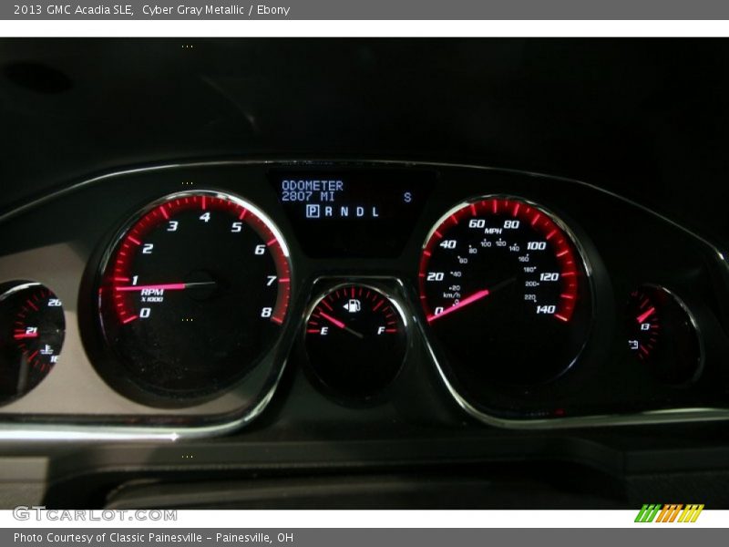 Cyber Gray Metallic / Ebony 2013 GMC Acadia SLE