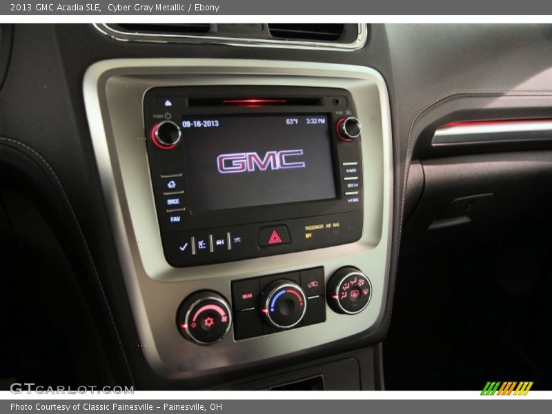 Cyber Gray Metallic / Ebony 2013 GMC Acadia SLE