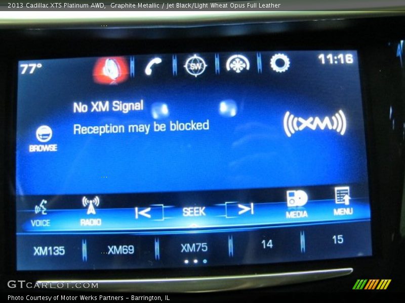 Graphite Metallic / Jet Black/Light Wheat Opus Full Leather 2013 Cadillac XTS Platinum AWD