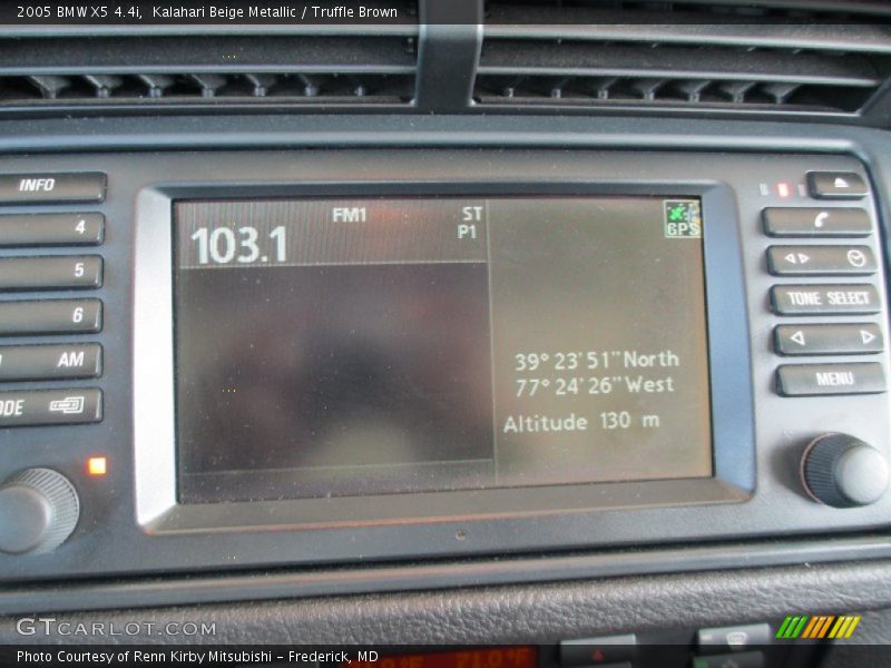 Kalahari Beige Metallic / Truffle Brown 2005 BMW X5 4.4i