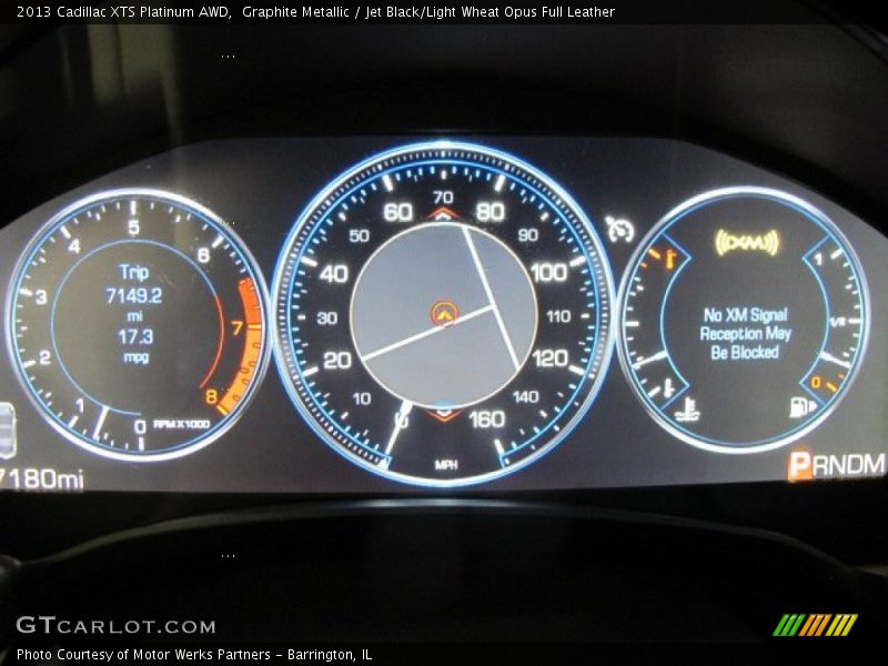 Graphite Metallic / Jet Black/Light Wheat Opus Full Leather 2013 Cadillac XTS Platinum AWD