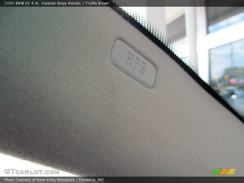 Kalahari Beige Metallic / Truffle Brown 2005 BMW X5 4.4i