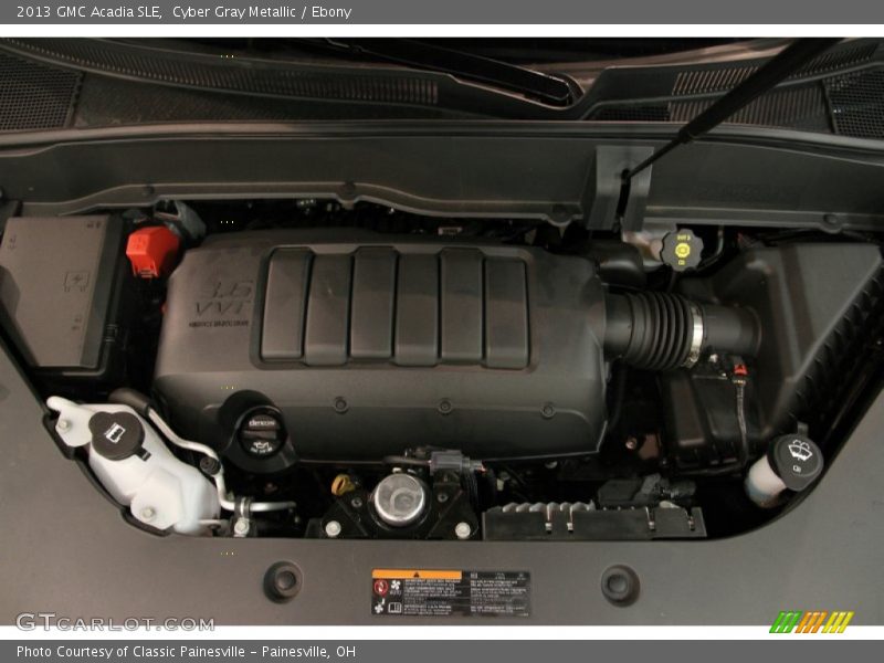 Cyber Gray Metallic / Ebony 2013 GMC Acadia SLE