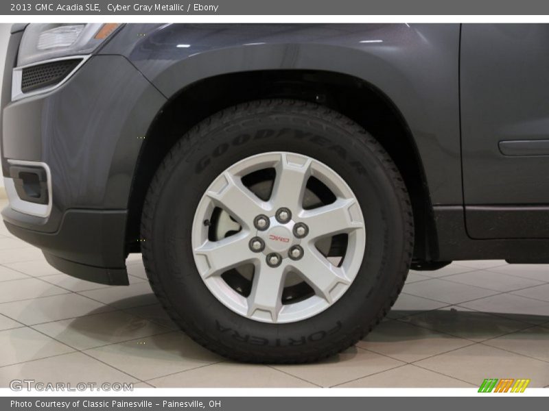 Cyber Gray Metallic / Ebony 2013 GMC Acadia SLE