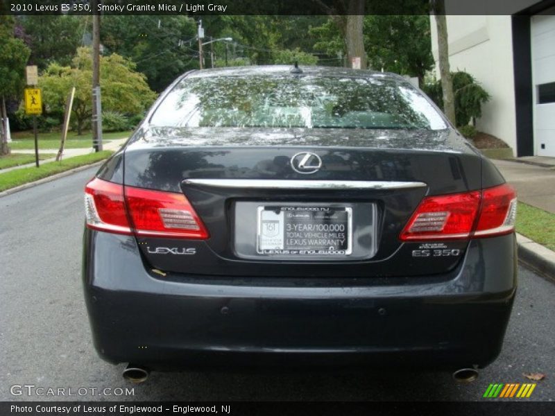 Smoky Granite Mica / Light Gray 2010 Lexus ES 350