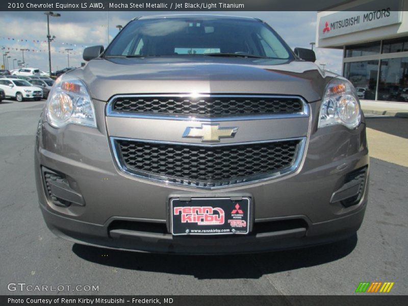 Mocha Steel Metallic / Jet Black/Light Titanium 2010 Chevrolet Equinox LS AWD