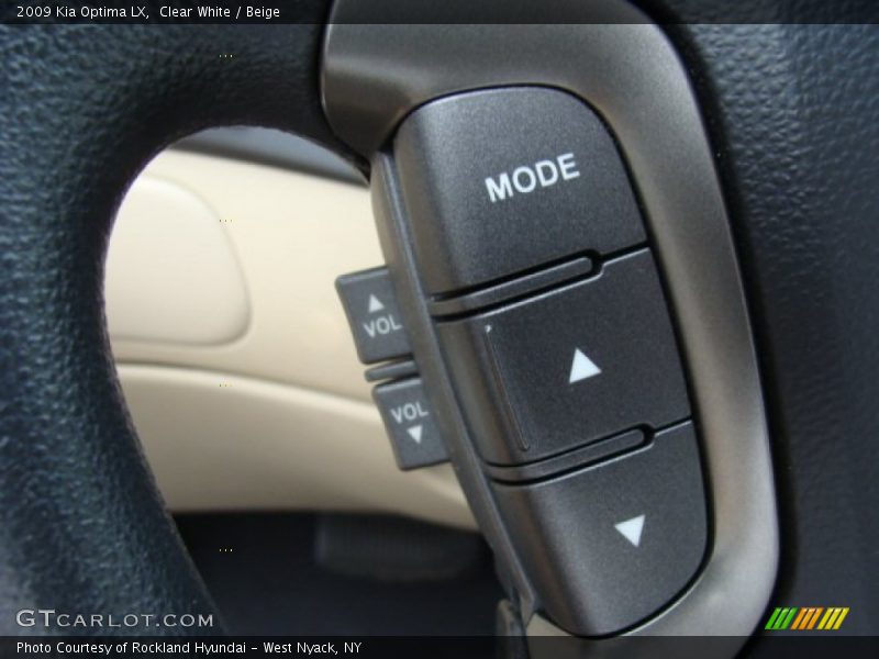 Controls of 2009 Optima LX