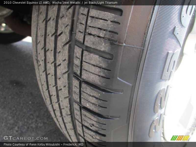 Mocha Steel Metallic / Jet Black/Light Titanium 2010 Chevrolet Equinox LS AWD
