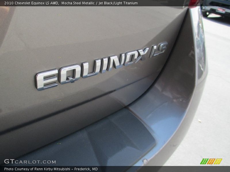 Mocha Steel Metallic / Jet Black/Light Titanium 2010 Chevrolet Equinox LS AWD