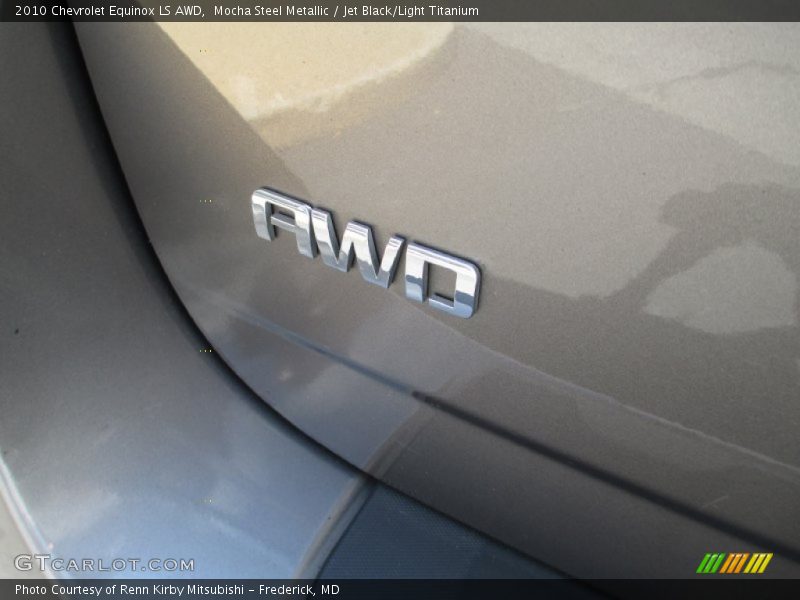 Mocha Steel Metallic / Jet Black/Light Titanium 2010 Chevrolet Equinox LS AWD