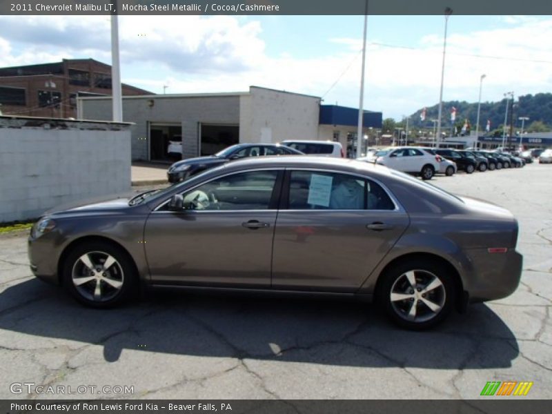 Mocha Steel Metallic / Cocoa/Cashmere 2011 Chevrolet Malibu LT