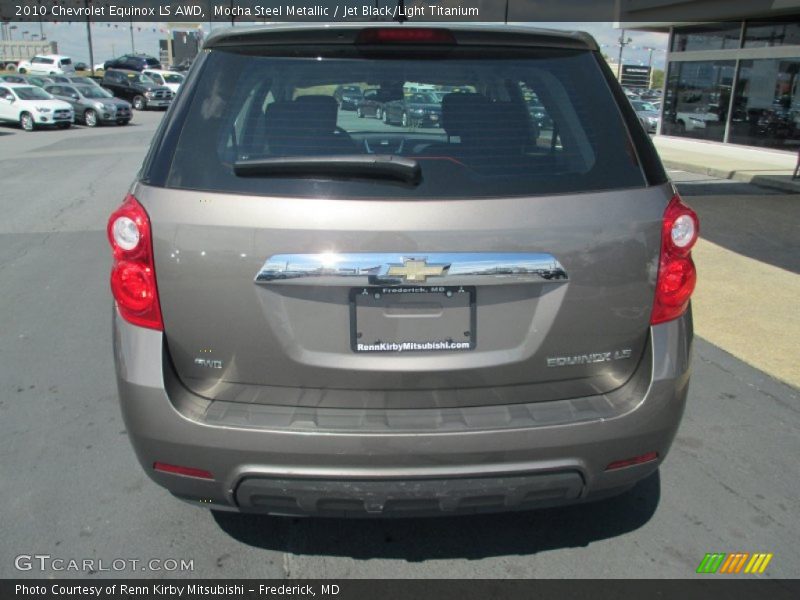 Mocha Steel Metallic / Jet Black/Light Titanium 2010 Chevrolet Equinox LS AWD