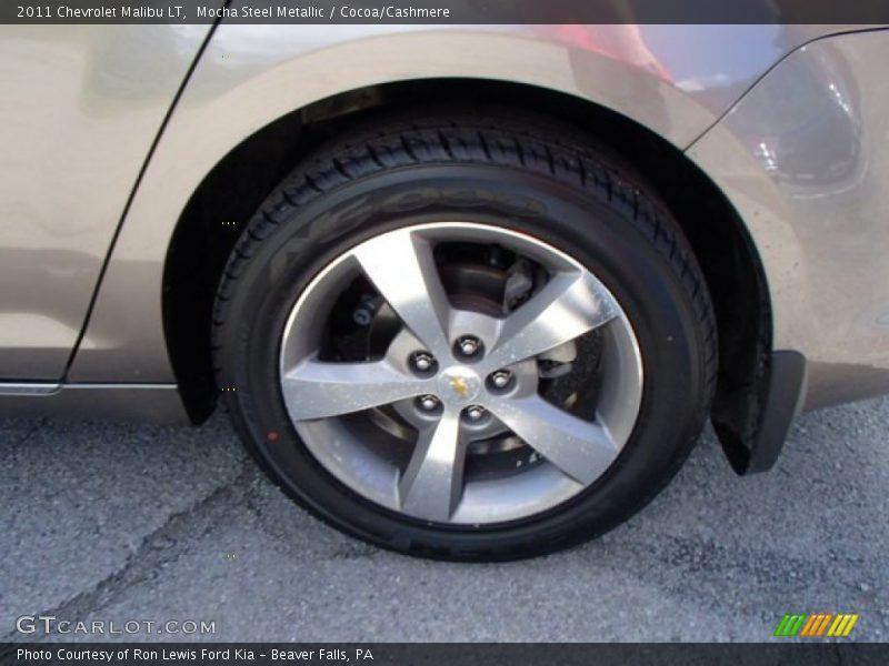 Mocha Steel Metallic / Cocoa/Cashmere 2011 Chevrolet Malibu LT