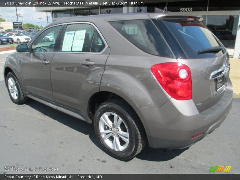 Mocha Steel Metallic / Jet Black/Light Titanium 2010 Chevrolet Equinox LS AWD