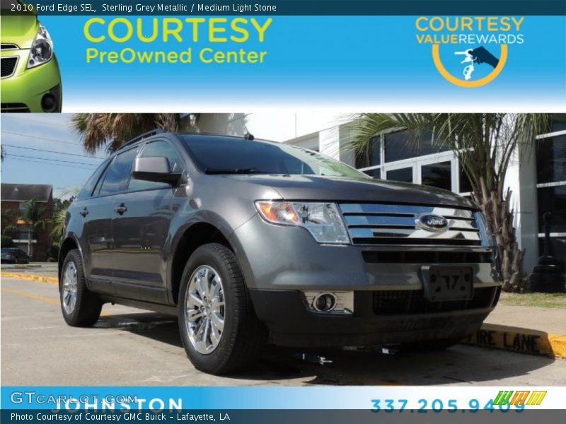 Sterling Grey Metallic / Medium Light Stone 2010 Ford Edge SEL