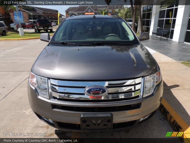 Sterling Grey Metallic / Medium Light Stone 2010 Ford Edge SEL