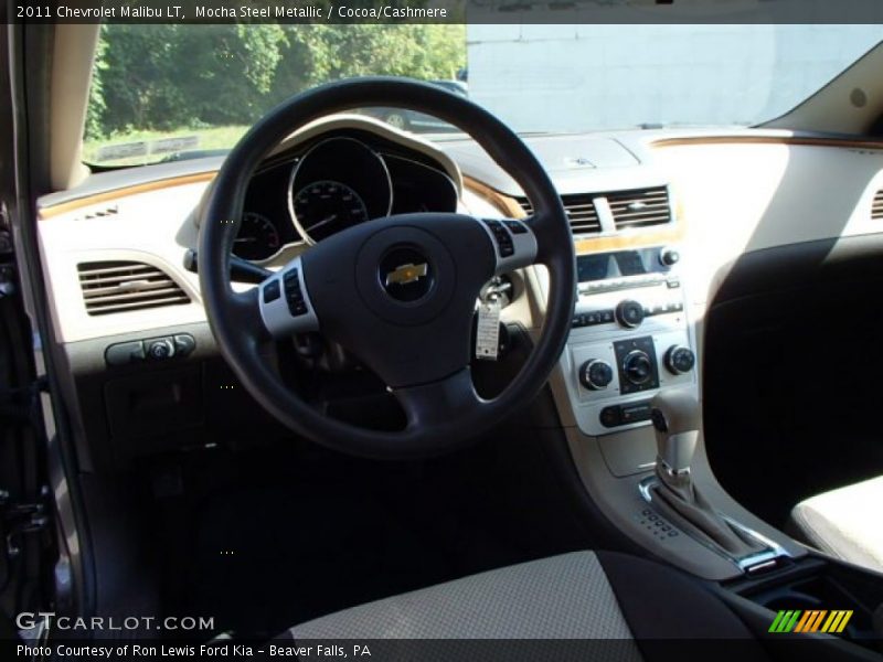 Mocha Steel Metallic / Cocoa/Cashmere 2011 Chevrolet Malibu LT