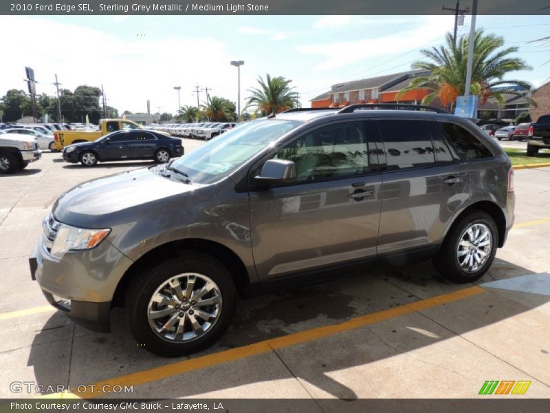 Sterling Grey Metallic / Medium Light Stone 2010 Ford Edge SEL