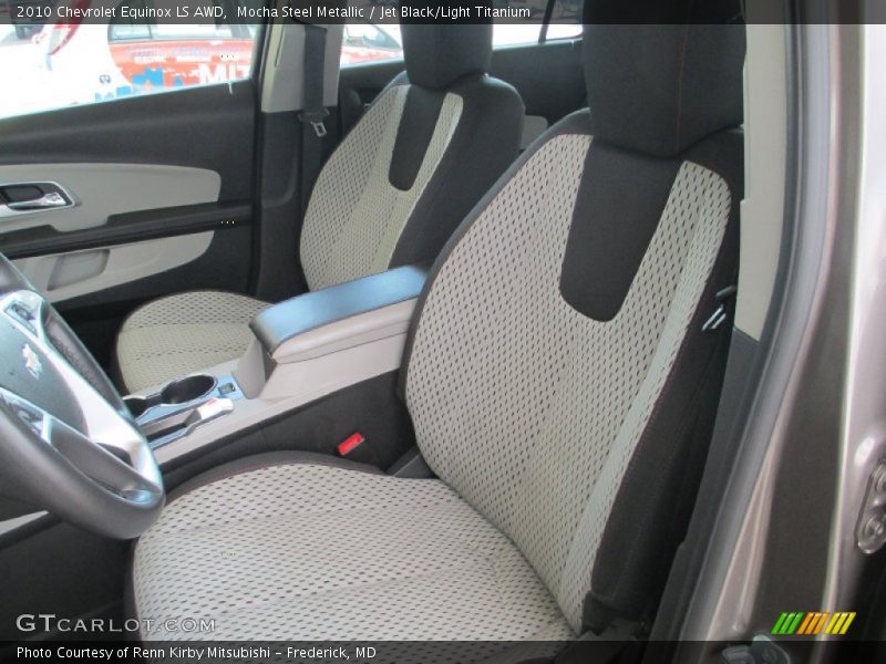 Mocha Steel Metallic / Jet Black/Light Titanium 2010 Chevrolet Equinox LS AWD