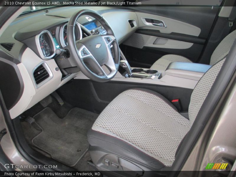 Mocha Steel Metallic / Jet Black/Light Titanium 2010 Chevrolet Equinox LS AWD