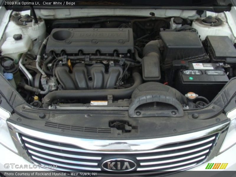  2009 Optima LX Engine - 2.4 Liter DOHC 16-Valve 4 Cylinder