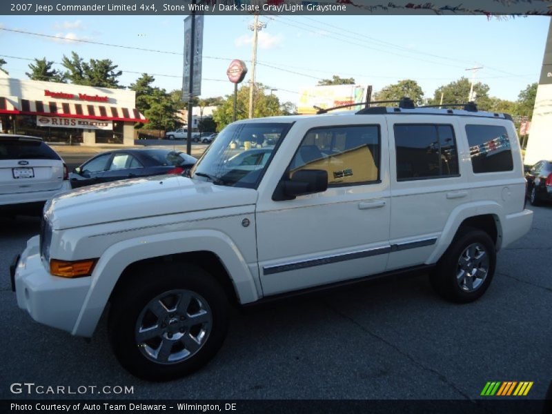 Stone White / Dark Slate Gray/Light Graystone 2007 Jeep Commander Limited 4x4