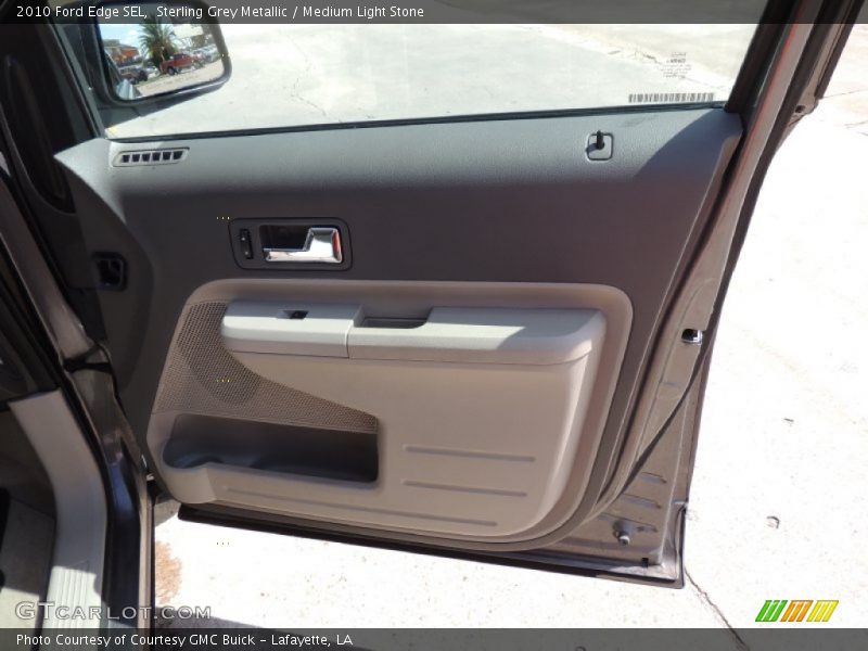 Sterling Grey Metallic / Medium Light Stone 2010 Ford Edge SEL