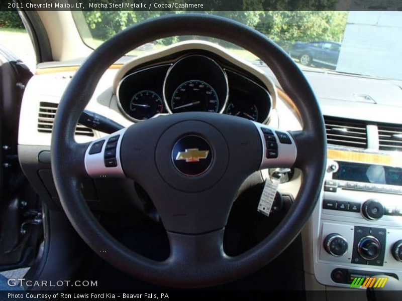 Mocha Steel Metallic / Cocoa/Cashmere 2011 Chevrolet Malibu LT