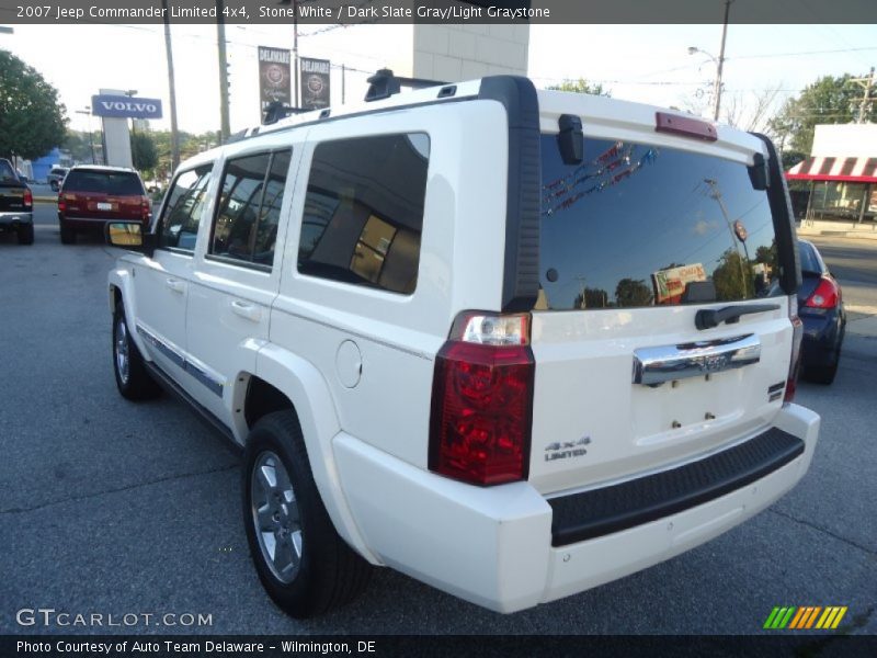 Stone White / Dark Slate Gray/Light Graystone 2007 Jeep Commander Limited 4x4